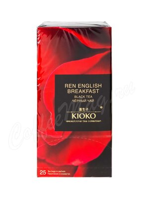 Чай Kioko English Breakfast черный английский завтрак пакетированный 25 пак