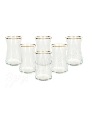 Korkmaz Elegance Gold Набор армуду 12 предметов