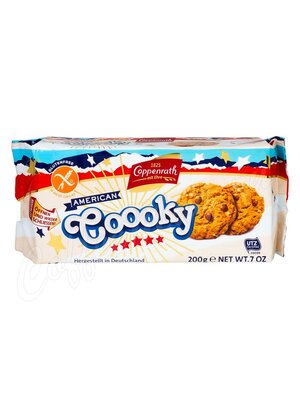 Печенье Coppenrath American Coooky с шоколадом и фундуком без глютена 200 гр