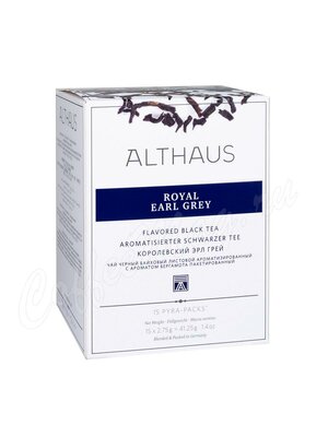 Чай Althaus Royal Earl Grey черный Роял Эрл Грей в пирамидках 15 шт