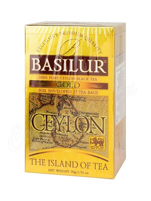 Чай Basilur ЧАЙНЫЙ ОСТРОВ ЦЕЙЛОН черный 25 пак