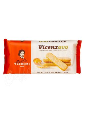 Vicenzi Печенье палочки савоярди VICENZOVO с сахарной помадкой 200 г