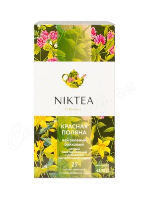 Чай Niktea Krasnaya Polyana зеленый с добавками в пакетиках 25 шт