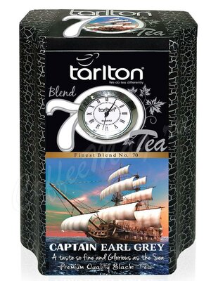 Чай Tarlton Капитан Earl Grey с часами черный 200г