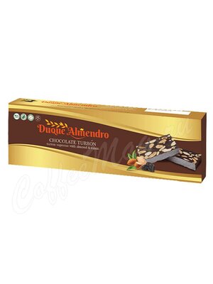 Duque Almendro - Шоколадный Туррон с миндалем и изюмом 100 г