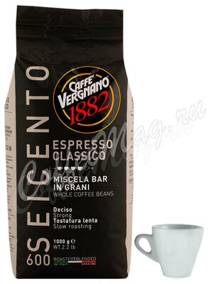 Кофе Vergnano в зернах Espresso Classico 600 1кг