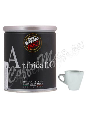 Кофе Vergnano Miscela Arabica Мокка молотый 250 г ж.б.
