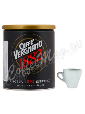 Кофе Vergnano Miscela 1882 Espresso молотый 250 г ж.б.