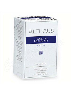 Чай Althaus English Breakfast черный Английский завтрак 20 пак