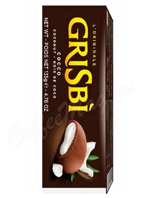 Grisbi Cocco Печенье с начинкой из кокосового крема 135 г