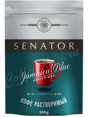 Кофе Senator Jamaica Blue растворимый сублимированный 75 г