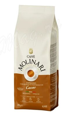 Кофе Molinari Cacao Шоколад молотый 250 г