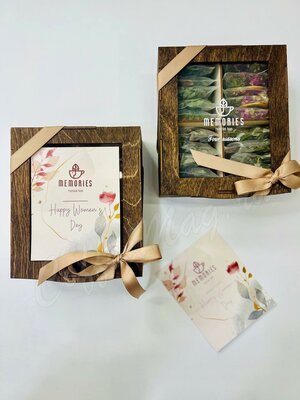 Набор травяных чаев Memories в подарочной деревянной шкатулке 20 шт