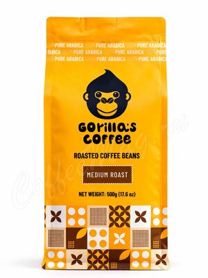 Кофе Gorillas Coffee в зернах 500 г