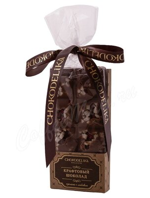 Chokodelika Шоколад молочный Крафтовый микс с Брусникой и яблоком 50 г