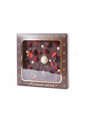 Chokodelika Шоколад темный Годжи, смородина, брусника 75 г 
