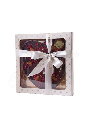 Chokodelika Шоколад темный Малиновое сердце с миндалем 180 г