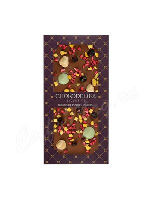 Chokodelika Шоколад молочный Манго, фундук, лайм 80 г