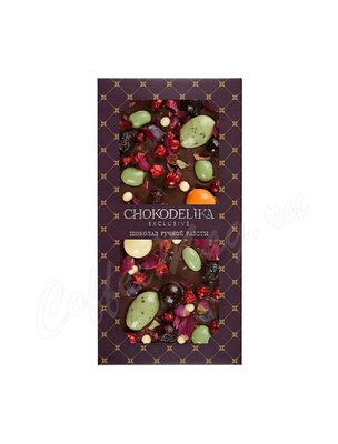 Chokodelika Шоколад темный Драгоценности с украшением 100 г