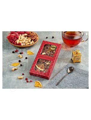 Chokodelika Шоколад молочный Sugar free Кешью, апельсин, годжи 80 г