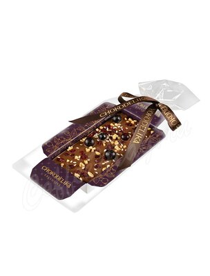 Chokodelika Шоколад молочный с украшением Смородина и вишня 50 г 