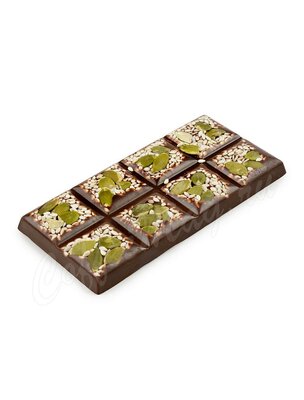 Chokodelika Шоколад темный Крафтовый микс с кунжутом и тыквенными семечками 50 г