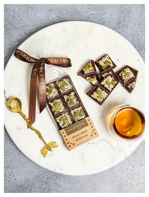 Chokodelika Шоколад темный Крафтовый микс с кунжутом и тыквенными семечками 50 г