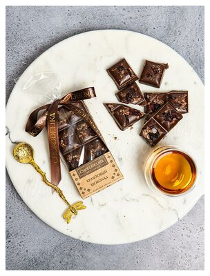 Chokodelika Шоколад темный Крафтовый микс с клюквой 50 г 