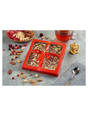 Chokodelika Шоколад молочный Узорный с карамелью  200г