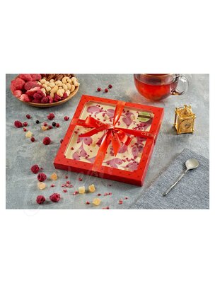 Chokodelika Шоколад белый Узорный Ананас и малина 200 г