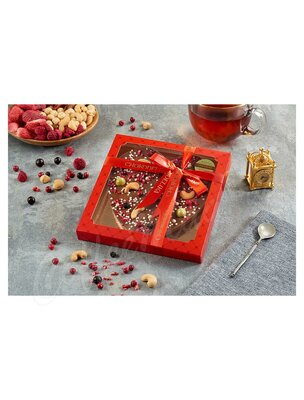 Chokodelika Шоколад молочный с кешью Любящее сердце 180 г