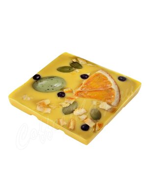 Chokodelika Шоколад белый с украшением Лимон и Меренги 35 г