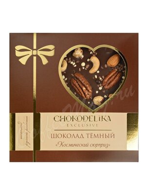 Chokodelika Шоколад темный Космический сюрприз 150 г 