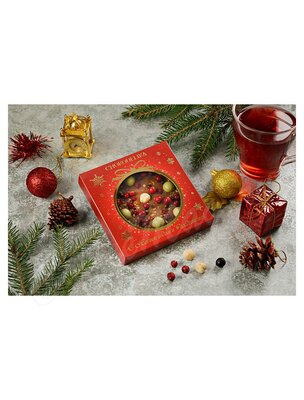 Chokodelika Шоколад молочный с украшением Вишня, фундук, карамель 75 г