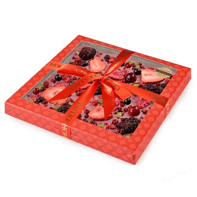 Chokodelika Шоколад белый с украшениями Ягодный бум 180 г