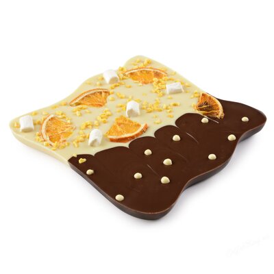 Chokodelika Шоколад темный с украшением Шоколадный дуэт 200 г