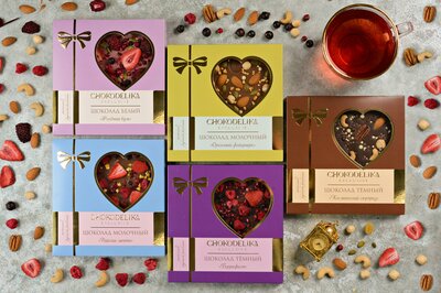 Chokodelika Шоколад темный Космический сюрприз 150 г 