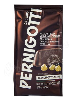 Pernigotti – конфеты шоколадные пралине Gianduiotto Nero 140 г