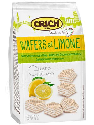 Crich – Wafers with lemon filling - Вафли с лимонно-кремовой начинкой 250 г