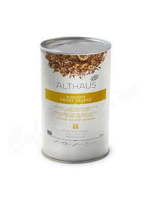 Чай Althaus листовой Rooibos Sweet Orange травяной Ройбуш Сладкий Апельсин 250г