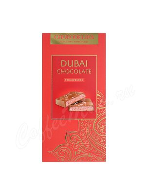 Chokodelika Шоколад молочный Дубайский Dubai Strawberry 180 г