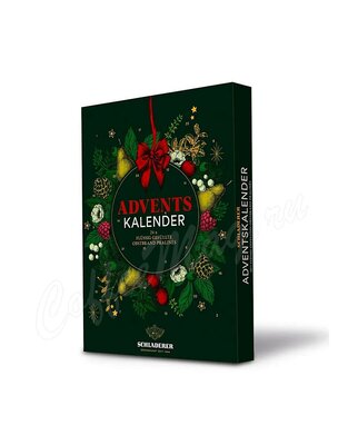 Schladerer – конфеты шоколадные ассорти с бренди Advent Calendar 255 г 