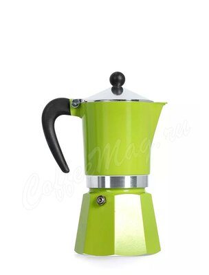 Гейзерная кофеварка Bialetti Rainbow на 6 порций, зеленая (4973/NP)