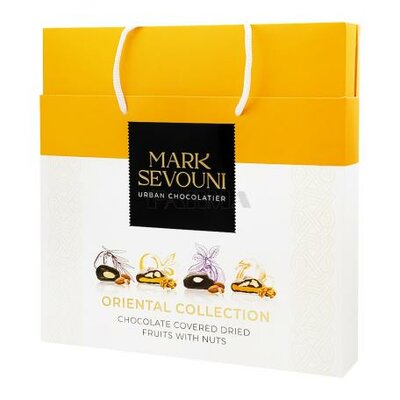 Конфеты Mark Sevouni Oriental Collection Chocolate Covered Dried Fruits With Nuts  Ассорти сухофруктов с орехами в шоколаде Ориенталь 300 г