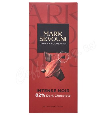 Шоколад Mark Sevouni 82% Cacao Марк Севуни 82% какао, плитка горького шоколада, 90 г