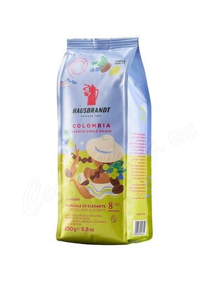Кофе Hausbrandt в зернах Colombia 250 г