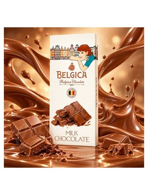 Belgica Milk Молочный шоколад 100 г