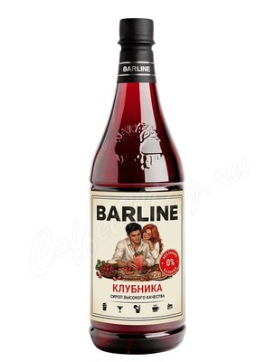 Сироп Barline Клубника без сахара 1 л 