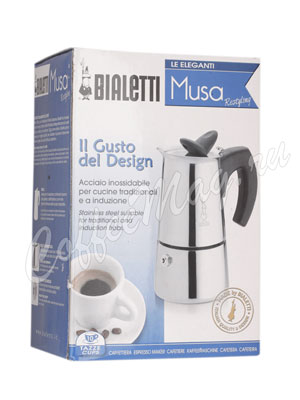 Гейзерная кофеварка Bialetti Musa 10 порций 400 мл