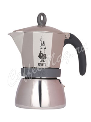 Гейзерная кофеварка Bialetti Mokka Induction на 6 порции 240 мл 4833